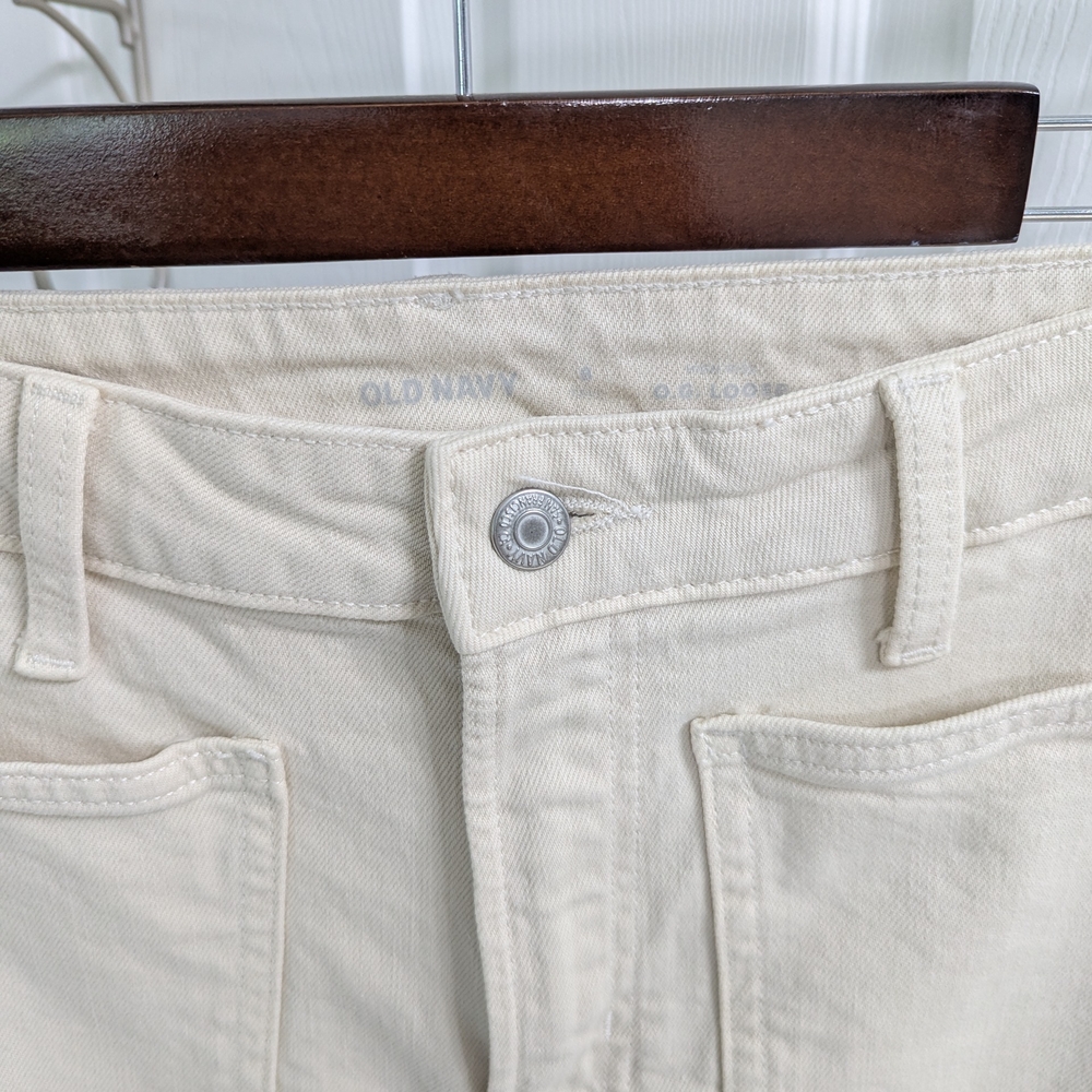 Old Navy Cream Denim Pants